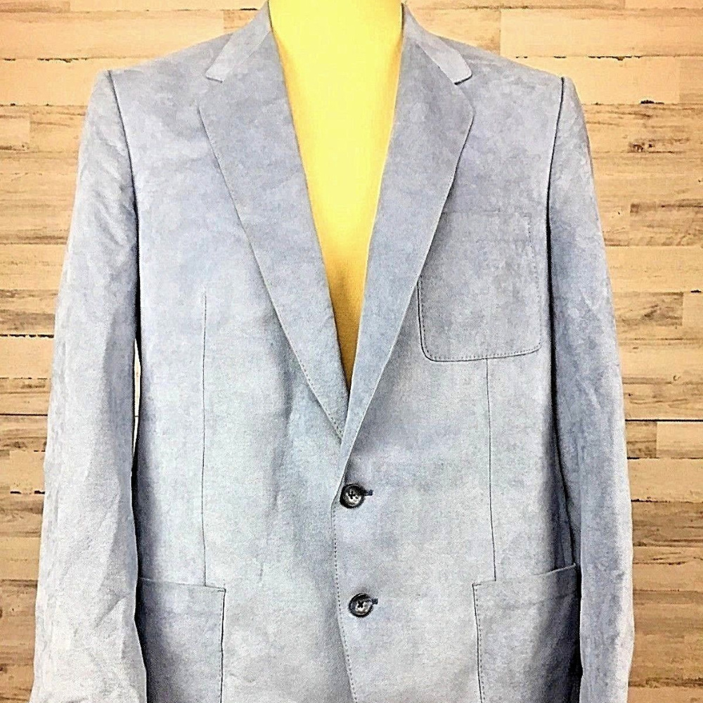Vtg Kingsridge Ropers sz 42 Suede Coat Blazer